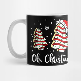 Oh Christmas Tree Cakes Debbie Funny Christmas Snack Cake Mug